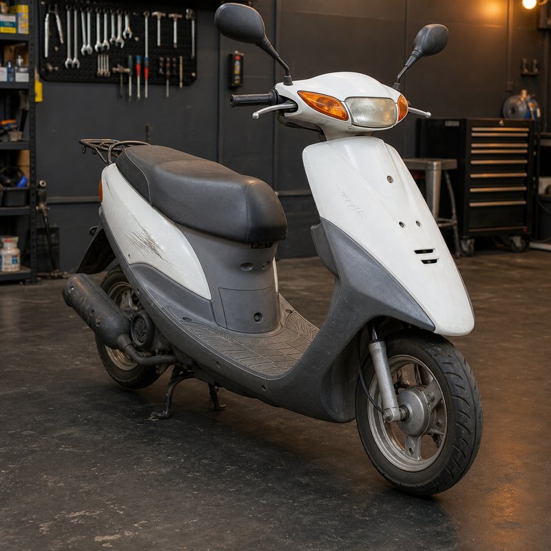 長期放置された125ccクラス中古スクーターの買取参考例