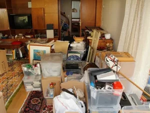 遺品整理前の部屋の様子