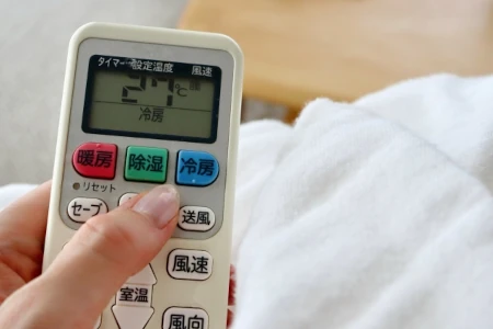 エアコンのリモコン