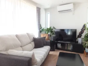 エアコンとリビング