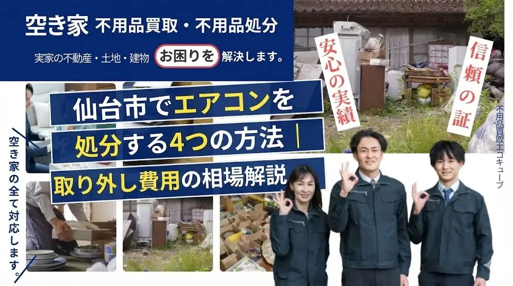 エアコン取り外し