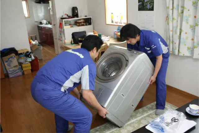 洗濯機の搬出